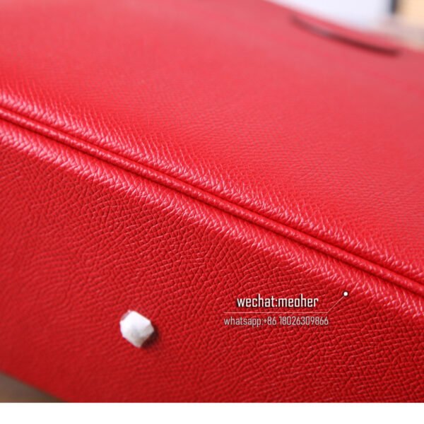 Hermes epsom bolide 27cm q5 rouge casaque - Image 6