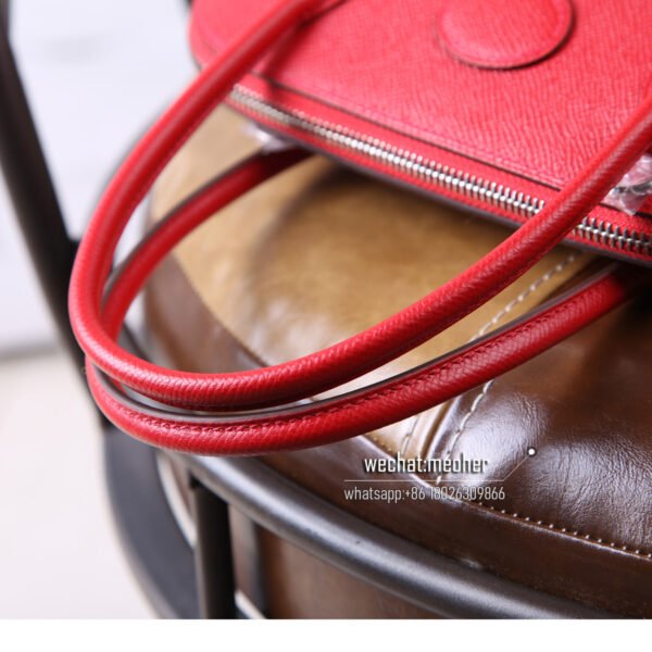 Hermes epsom bolide 27cm q5 rouge casaque - Image 7