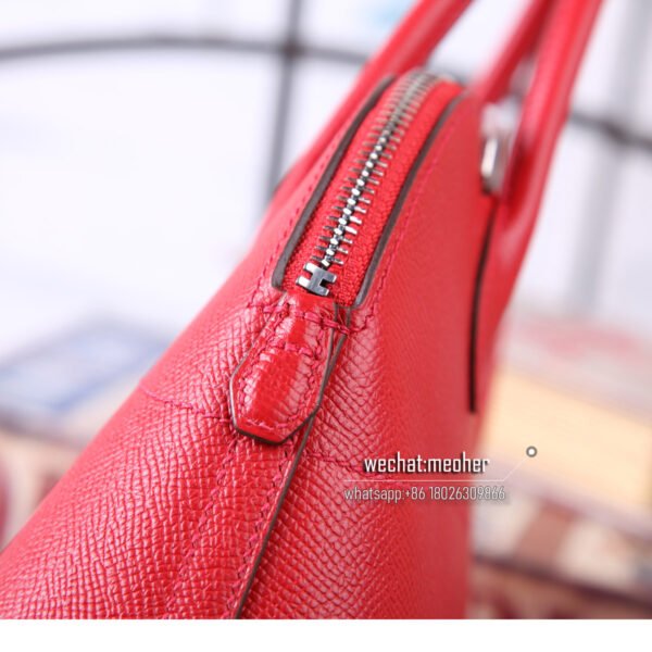 Hermes epsom bolide 27cm q5 rouge casaque - Image 8