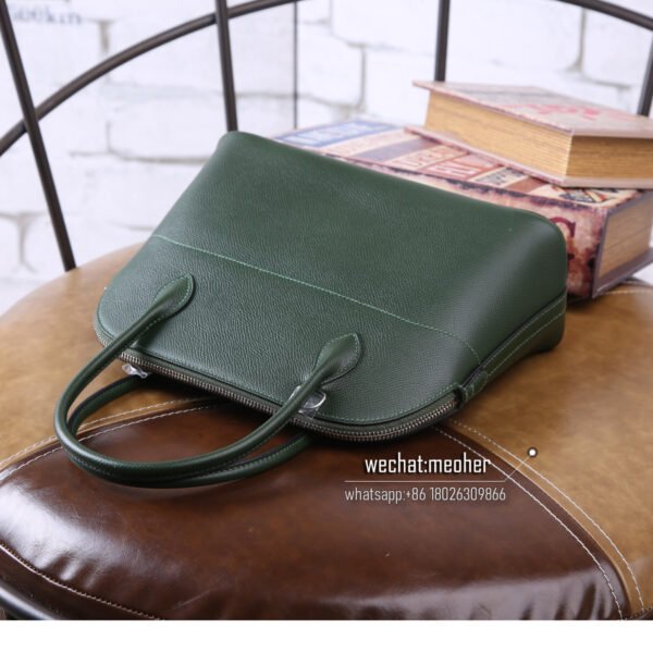 Hermes epsom bolide 27cm C6 Vert de Gris - Image 3