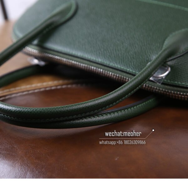 Hermes epsom bolide 27cm C6 Vert de Gris - Image 4