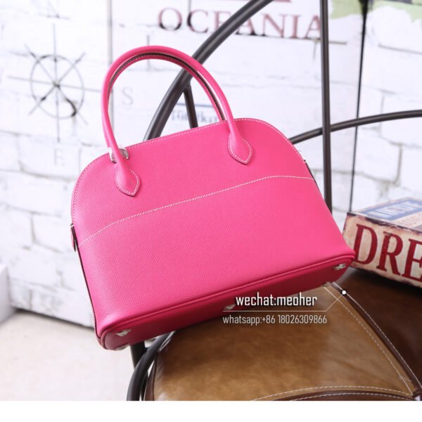 Hermes epsom bolide 27cm E5 rose tyrien - Image 3
