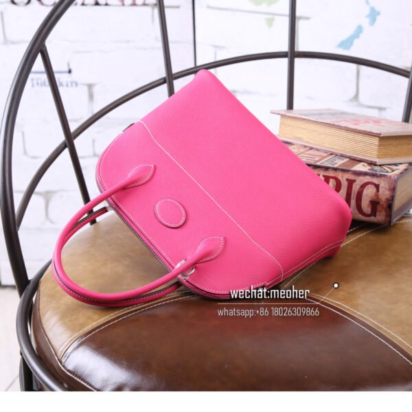 Hermes epsom bolide 27cm E5 rose tyrien - Image 4