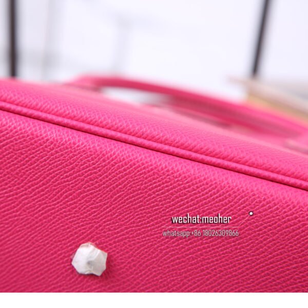 Hermes epsom bolide 27cm E5 rose tyrien - Image 6