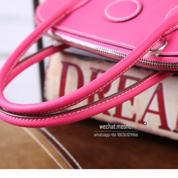Hermes epsom bolide 27cm E5 rose tyrien - Image 8
