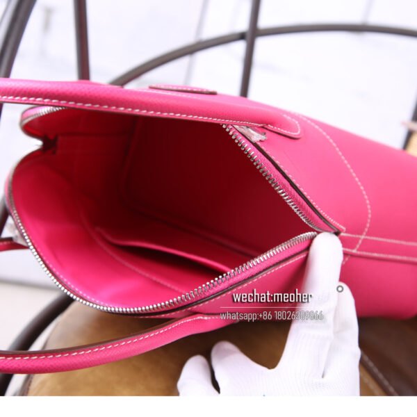 Hermes epsom bolide 27cm E5 rose tyrien - Image 9
