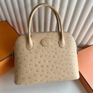 hermes ostrich bolide 27cm 19 Abricot