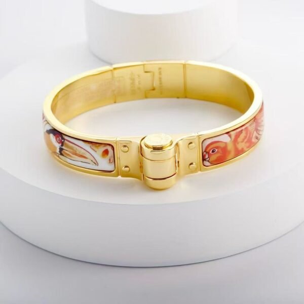 Hermes Grand Apparat hinged bracelet  Gold Hardware - Image 3