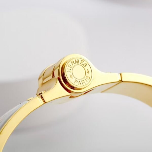 Hermes Grand Apparat hinged bracelet  Gold Hardware - Image 5